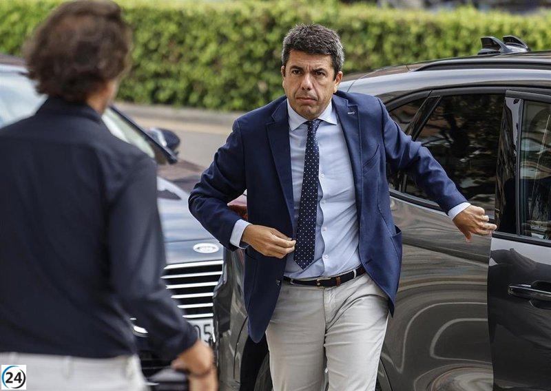 Mazón reitera su respeto por Camps y evita opinar sobre su aspiración al liderazgo del PPCV.