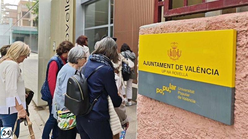 La Universidad Popular de València lanza inscripción para 15 grupos de autoestudio y ofrece más de 300 nuevas plazas.