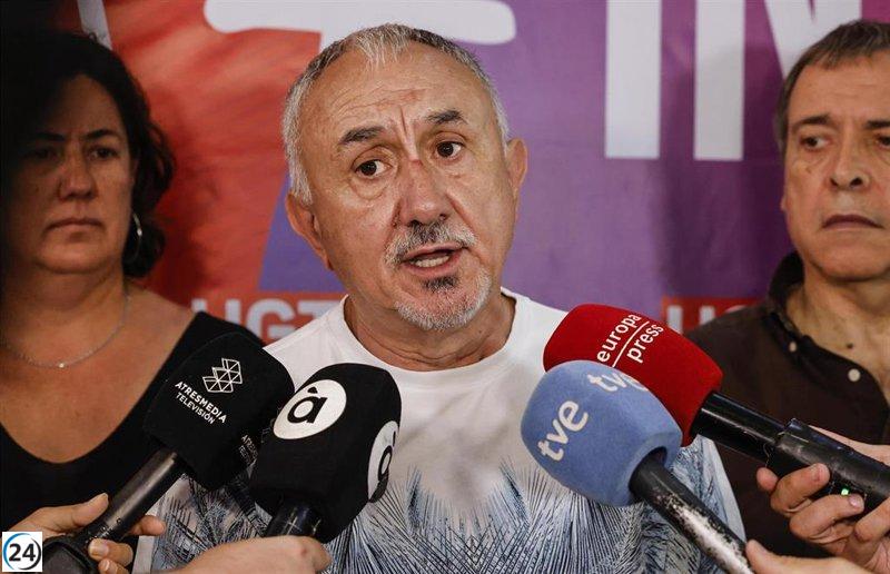 Álvarez (UGT) exige aplicación estricta de la ley tras disturbios en Torre Pacheco y crítica a la extrema derecha por fomentar el odio.