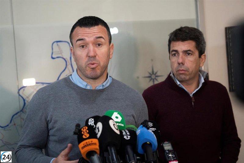 Mompó desmiente a la jueza haber discutido el envío del Es-Alert con Mazón.