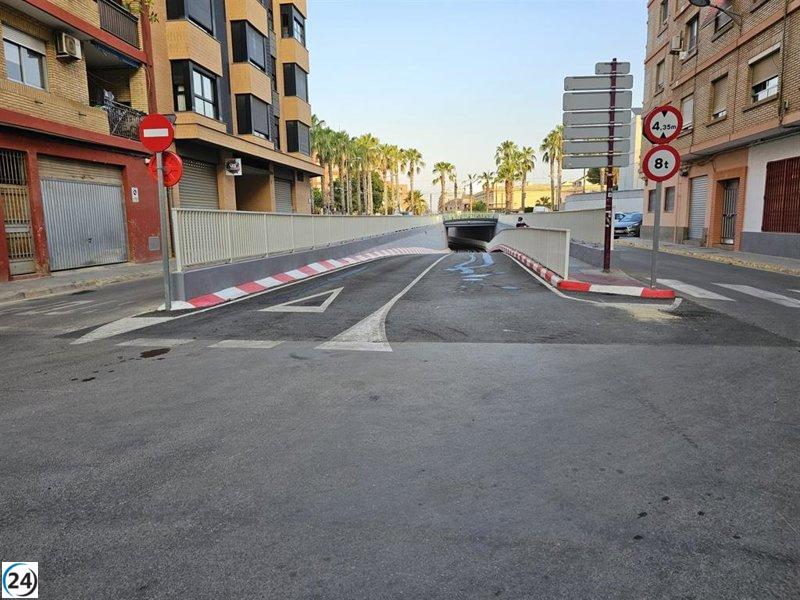 Alfafar y Benetússer reinauguran el túnel que conecta ambos municipios tras los daños por la dana.