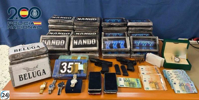 Desmantelada red de tráfico de cocaína en la Comunitat Valenciana: 22 arrestos y 16 allanamientos.