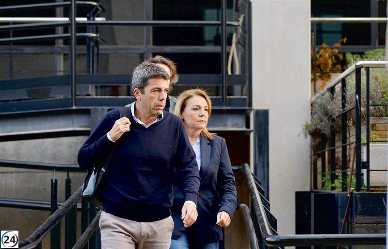 Compromís exige acceso a las llamadas de Mazón y a las imágenes de su llegada al Cecopi durante la dana.