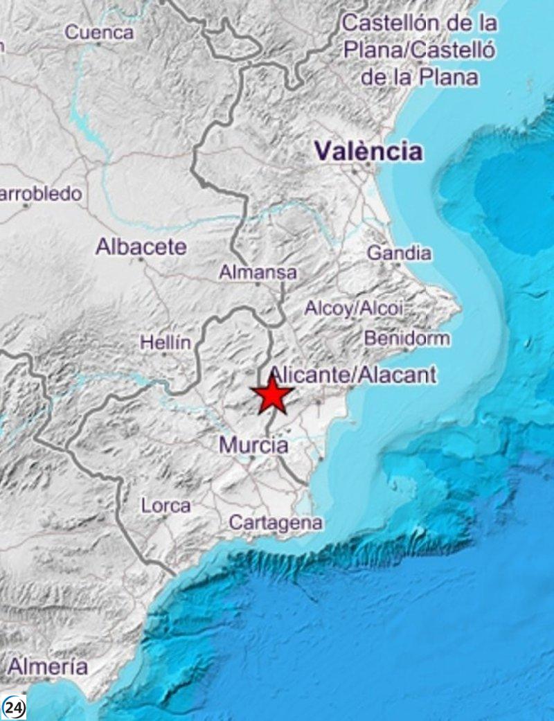 Terremoto de 1.9 grados sacude Algueña, Alicante.
