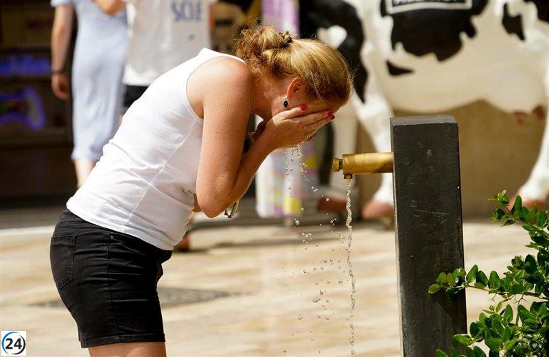 Valencia bajo alerta de calor: temperaturas alcanzarán los 38 grados en el sur interior.