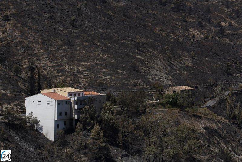 La Generalitat destina más de 7,7 millones de euros a la recuperación de áreas quemadas en 2022.