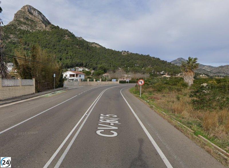 Trágico accidente en Gandia: motorista pierde la vida al chocar con un jabalí en la CV-675.