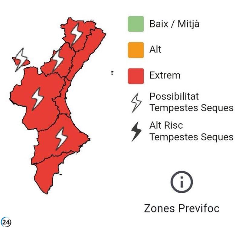 Emergencia por incendios: Se declara preemergencia extrema.