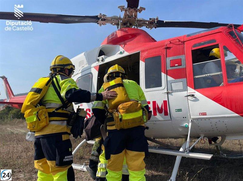 Incendio en Artana, Castellón, bajo control y sin llamas.