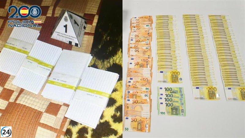 Detienen a tres por estafar 120.000 euros a una anciana en Alicante con truco de billetes.