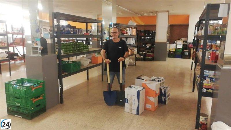 Colectivos valencianos recogen ayuda para víctimas de incendios en El Bierzo.