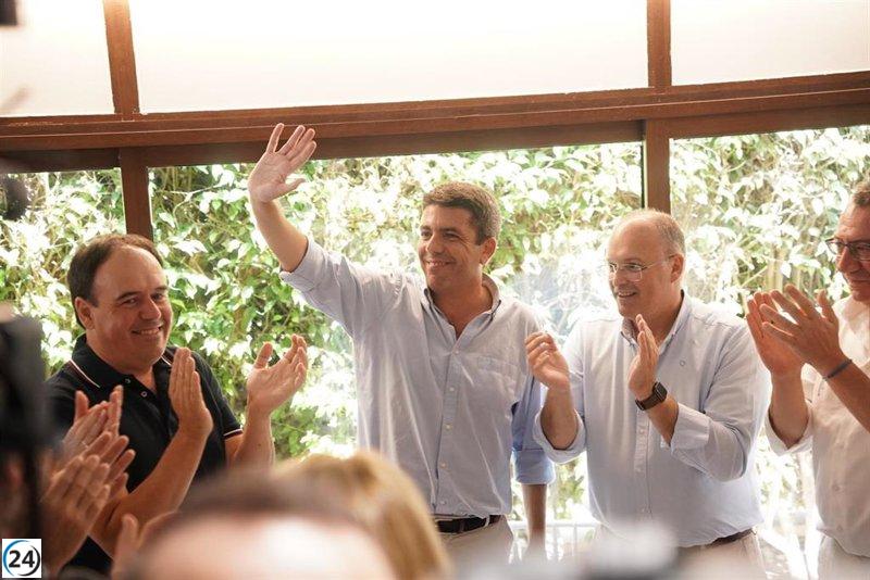 El PPCV inicia el nuevo ciclo político el 12 de septiembre en Benidorm con Mazón y Tellado.