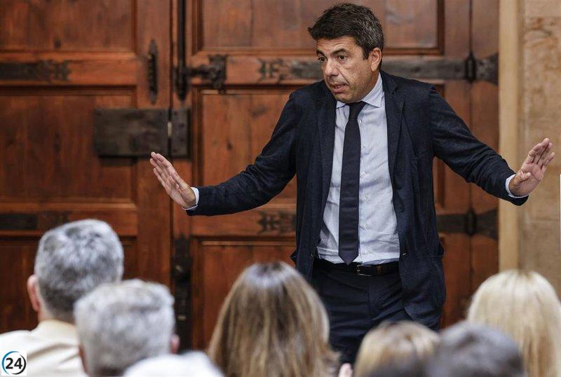 Mazón solicita al Gobierno acelerar la limpieza de alcantarillas en la zona afectada por la dana: