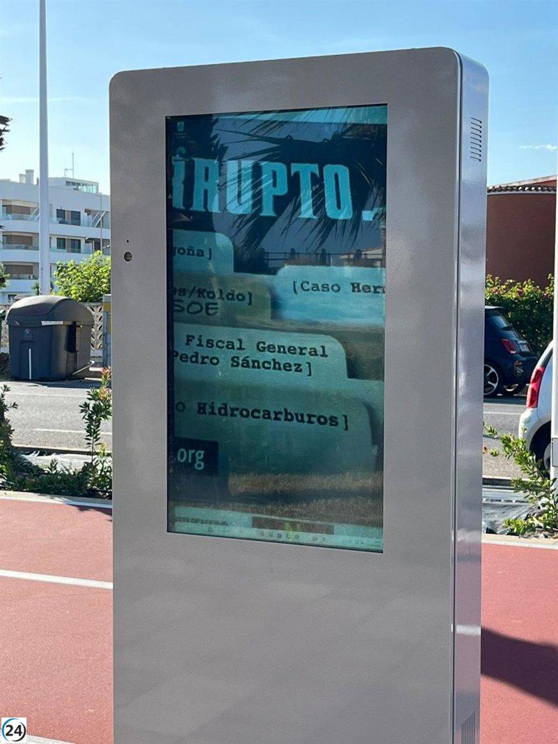 PSPV solicita aclaraciones sobre 'ataques' a Pedro Sánchez en paneles municipales de Castellón.