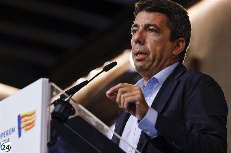 Mazón critica a la CHJ por su envejecido sistema y alerta que el mecanismo de aviso anticipado aún no se ha puesto en marcha.