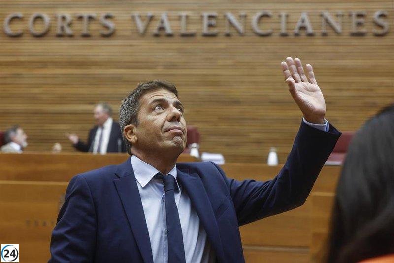 Mazón se prepara para su segundo Debate de Política General, el primero desde la dana.