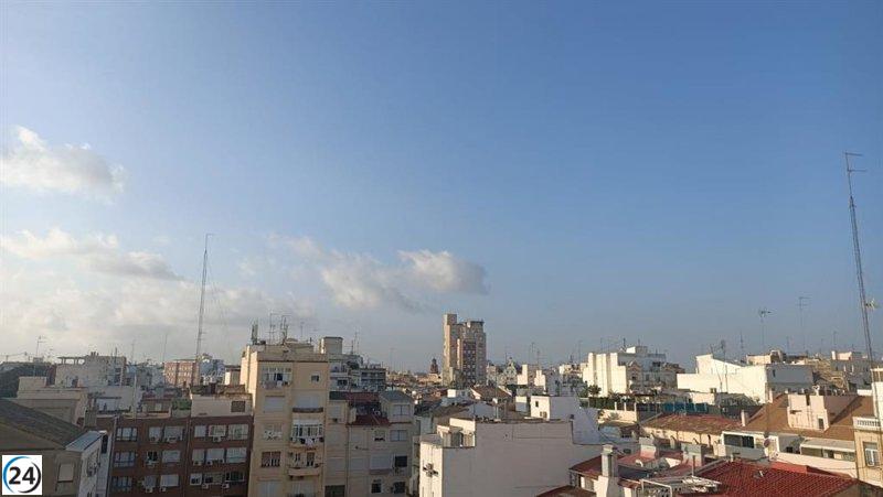 El sábado, la Comunitat Valenciana tendrá un inicio despejado y nubes intermitentes en el norte por la tarde.