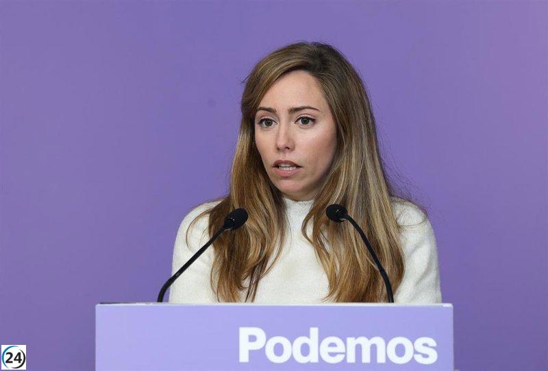 Podemos pide a Mazón detener actividades no esenciales por alerta roja de lluvias este lunes.