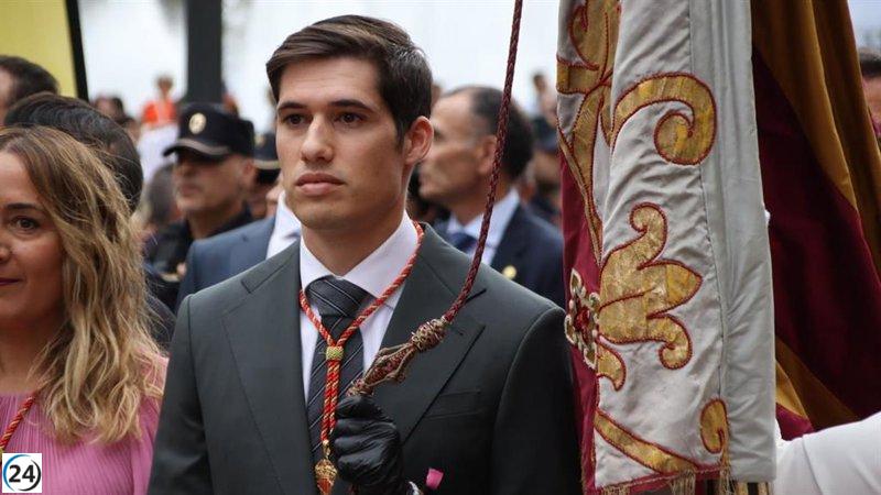 Borja Sanjuan llevará la Reial Senyera en la Procesión Cívica del 9 d'Octubre en València.