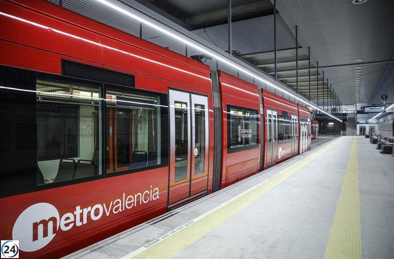 Metrovalencia restablece el servicio normal tras las lluvias.