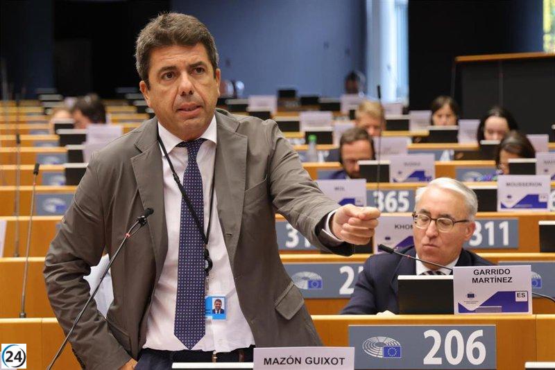 Mazón destaca la importancia de las regiones en la promoción de la inversión en tecnología e inteligencia artificial en Europa.