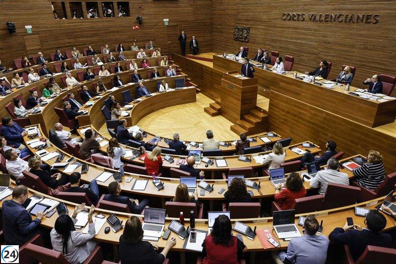 Salarios de diputados: Mazón gana 86.015 euros y la presidenta de Les Corts, 99.798 euros.