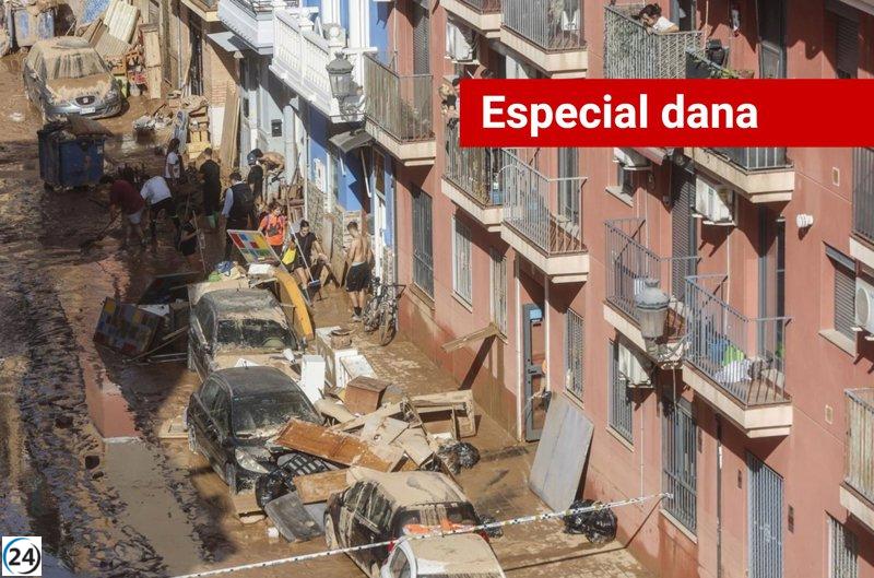 Desalojo tras la tormenta: