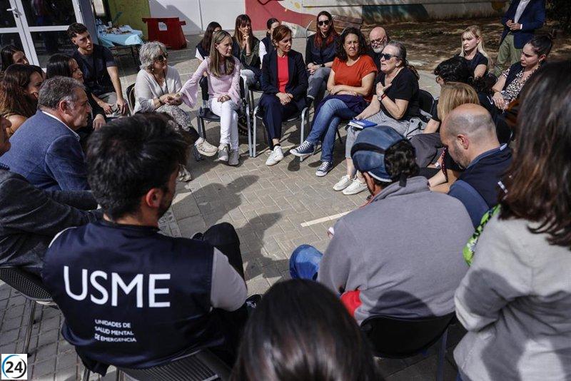 Salud mental lleva a cabo más de 500 intervenciones comunitarias en la zona de la dana en solo dos meses.