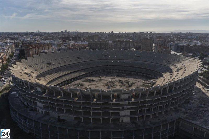 Avanza el desarrollo del área comercial en el Nou Mestalla.