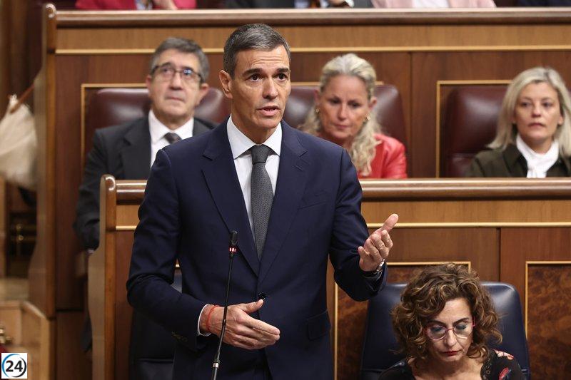 Sánchez evita debate con Feijóo para conmemorar a las víctimas de la dana.