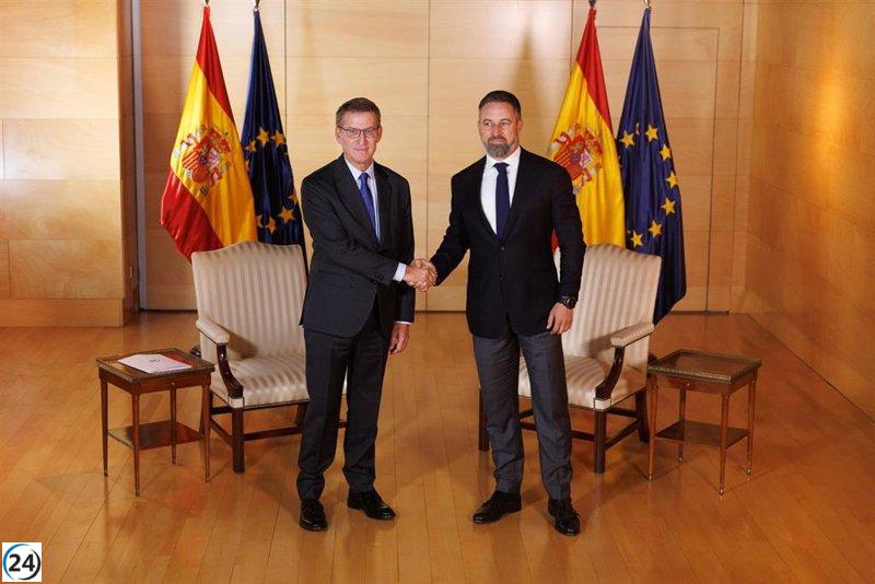 Feijóo y Abascal se unen para buscar 