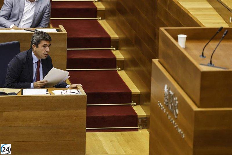 El PSPV tiene pocas expectativas sobre la intervención de Mazón en Les Corts, mientras que Compromís duda si irá a hacer el papel de víctima.