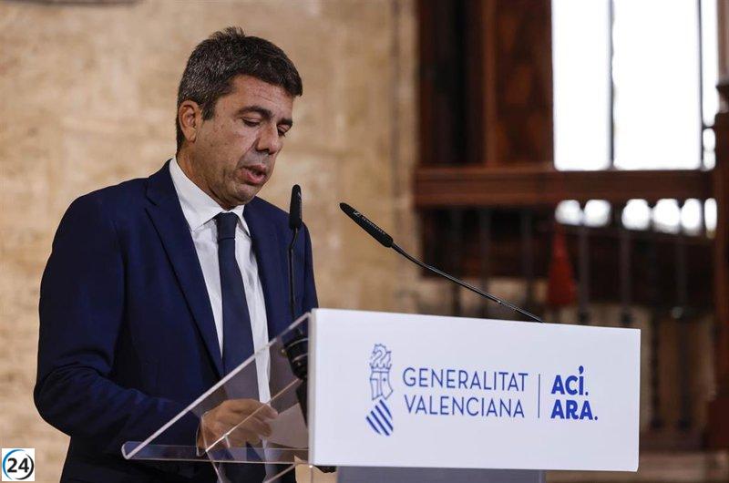 El BOE confirma el cese de Mazón en la presidencia de la Generalitat sin reconocimientos.