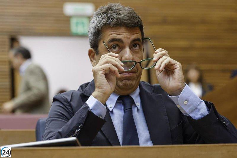 Mazón se presentará el martes en Les Corts para la comisión sobre la dana.