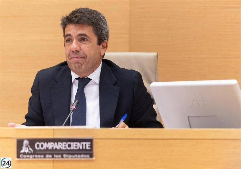 PSPV presenta denuncia contra Mazón por supuesto perjurio en la comisión sobre la dana.