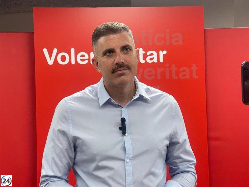 El PSPV demanda a Llorca que termine con un año de desinformación del PP en defensa de Mazón y le solicite su escaño.