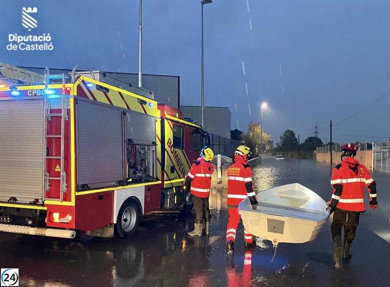 El 112 atiende más de 50 emergencias por las lluvias en la Comunitat Valenciana.
