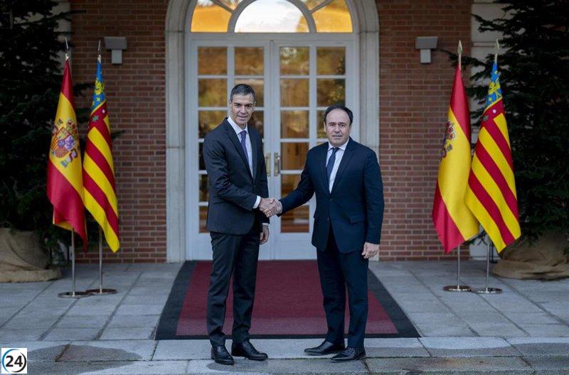 Sánchez y Pérez Llorca acuerdan formar una Comisión Mixta para la reconstrucción tras la dana.