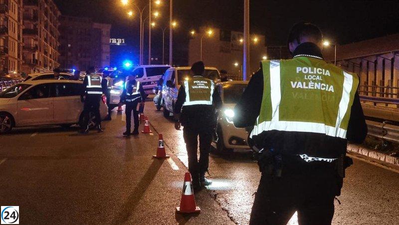 Seis arrestos en València durante la celebración de Nochevieja, incluida una agresión sexual.
