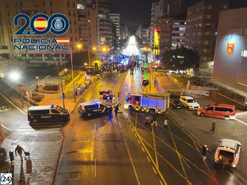 Detenciones en Alicante durante la Cabalgata de Reyes.