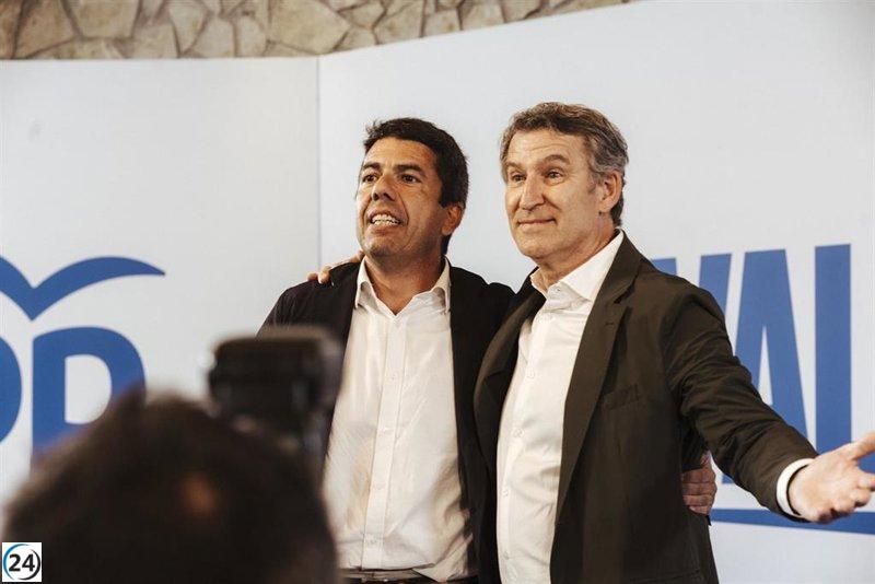 Feijóo sostiene que se enteró de la dana el 29 de octubre a las 20 horas, sin notificación previa de Mazón.