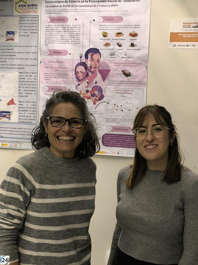 Investigación de UPV desvela la influencia de estereotipos de género y edad en la percepción alimentaria.