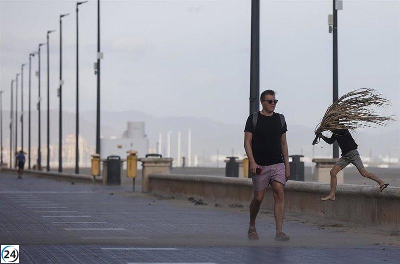 Viento intensamente registrado en varios municipios, alcanzando picos de 76 km/h.