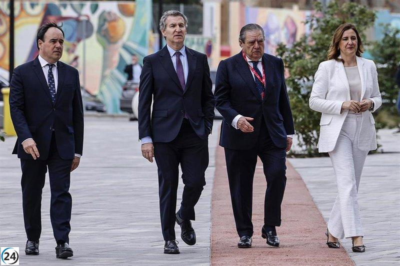 Feijóo y Llorca subrayan la cohesión del PP en defensa de la financiación de la Comunitat Valenciana.