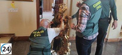 2 detenidos acusados del hurto de imágenes religiosas en iglesias de la Ribera y La Safor