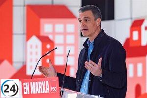 Pedro Sánchez clausura la Conferencia Municipal del PSOE en València este fin de semana.