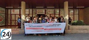 UGT empleados protestan por propuesta de salario 