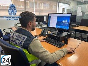 Detenido por defraudar 1.600€ al comprar gasóleo bonificado con identidades falsas.