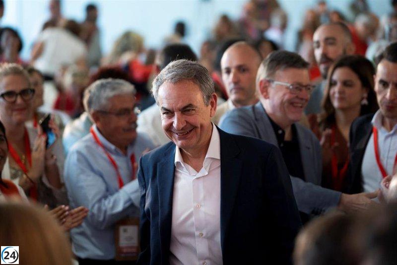 Zapatero elogia a Sánchez por indultos en Cataluña y abogar por paz en España.