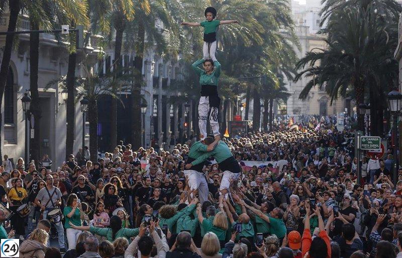 Marcha del 25 de Abril exige más autonomía con financiación y lengua.